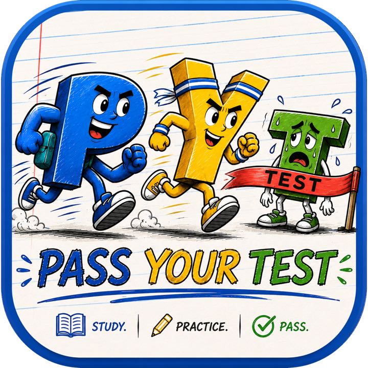 PYT: Pass Your Test — Study. Practice. Pass.